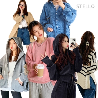 스텔로 선착순 75% 즉시할인 겨울에도 감성있는 인기 상품 맨투맨/니트/원피스/블라우스/팬츠/티셔츠/스커트