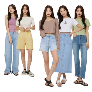 니꼬데님 봄신상 추가 청바지/부츠컷/스키니진/와이드데님/스트레이트팬츠 외