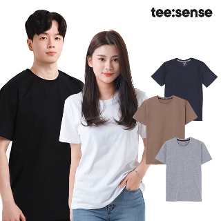 티센스 국산 남녀 반팔 긴팔 티셔츠/라운드넥/브이넥/면티/단체티/빅사이즈/행사티/흰티/쭉티