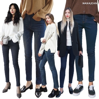 [나나진] 완벽핏 따뜻한 겨울 기모 청바지/면바지/스키니/일자핏 등