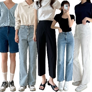 10%쿠폰 +여름신상입고+ 빅사이즈/슬림일자/와이드/부츠컷/배기/스키니 팬츠