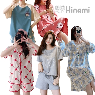 10%즉시할인 +하이나미 반팔 긴팔 원피스/나시/커플 잠옷 홈웨어 파자마 세트 46종 SALE